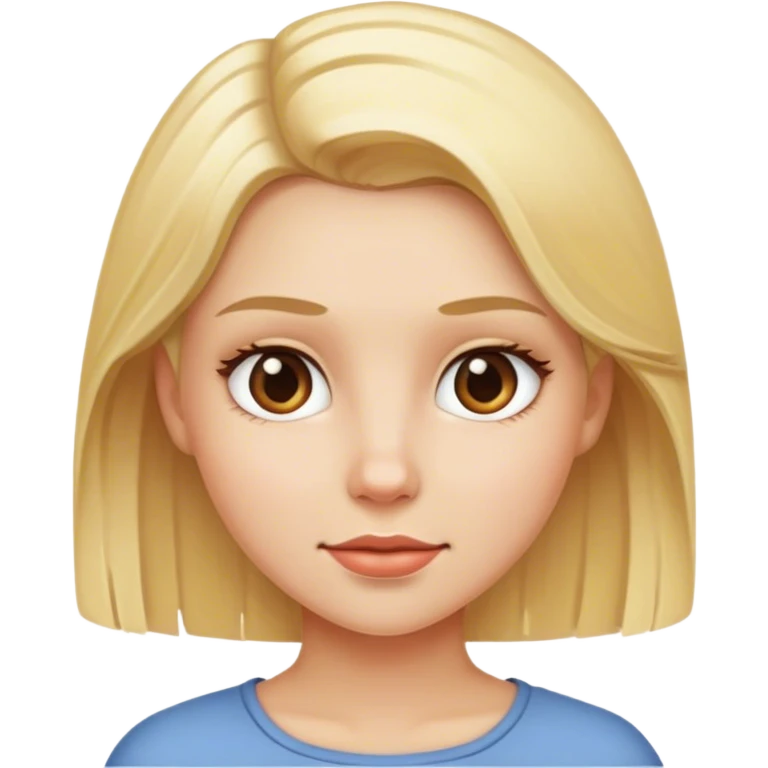 Blonde girl  emoji