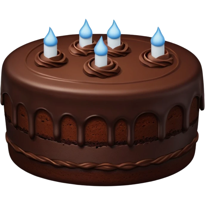 Chocolate cake emoji
