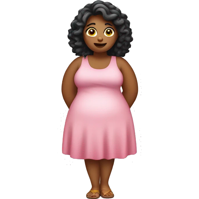 Fat girl emoji