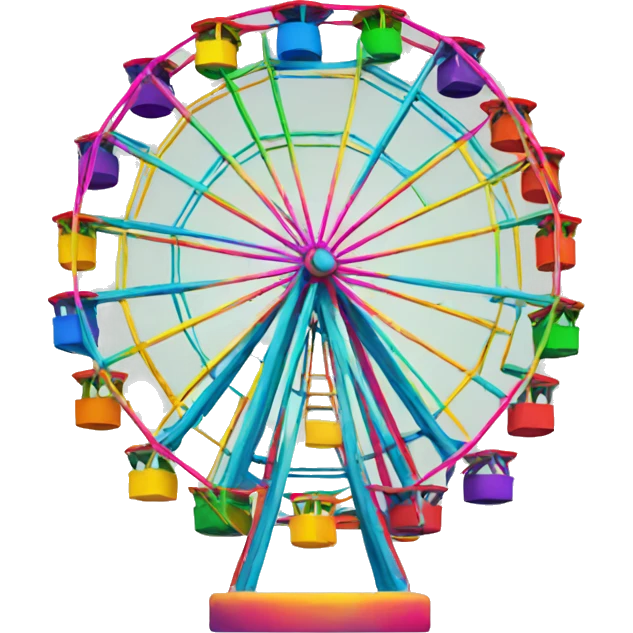 rainbow ferris wheel emoji