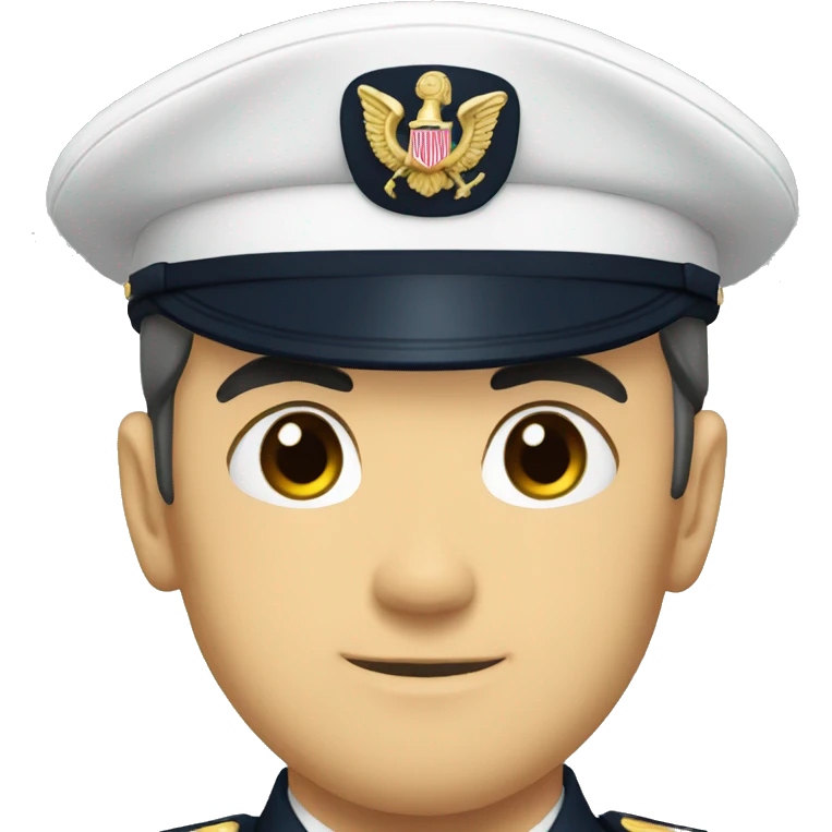 Navy captain anime emoji