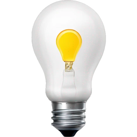 créer moi un emoji d'une ampoule Philips hue emoji