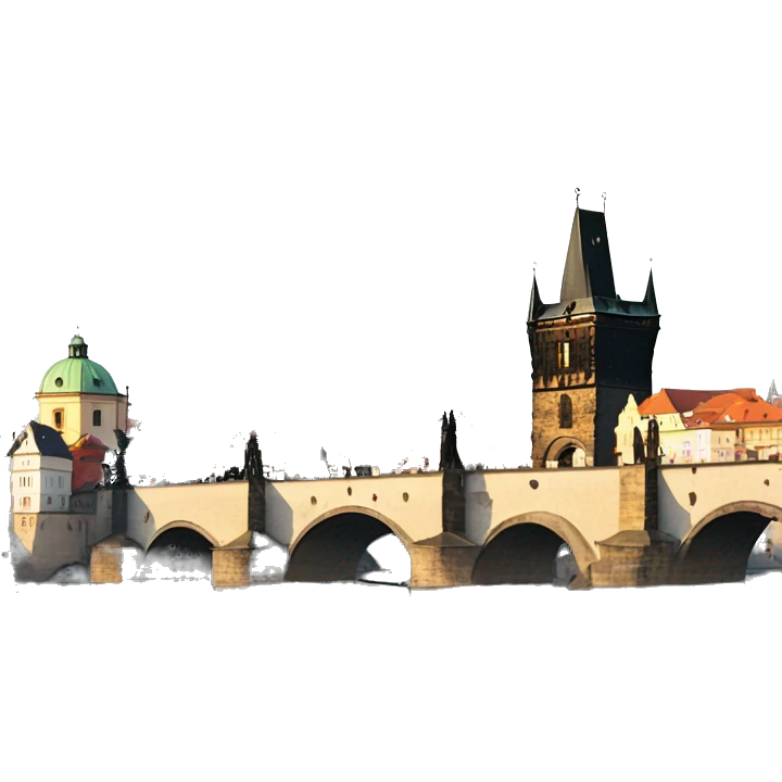 Charles Bridge in Prague  emoji
