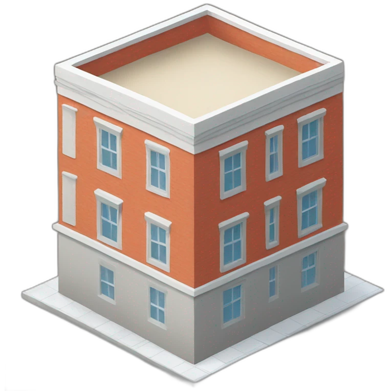 building model isometric emoji
