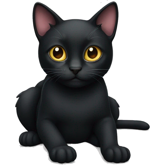 Black cat emoji