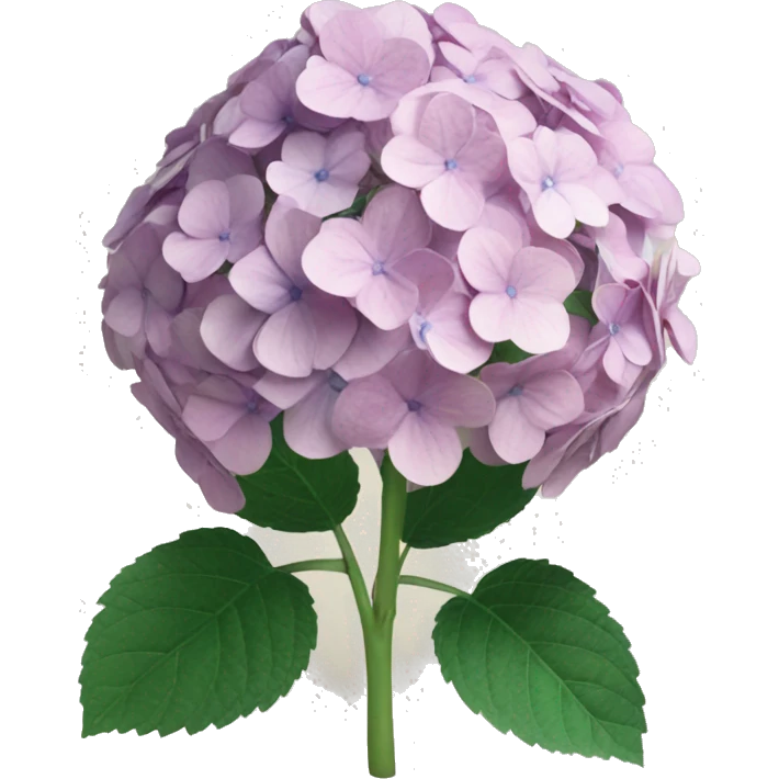 poseable hydrangea emoji