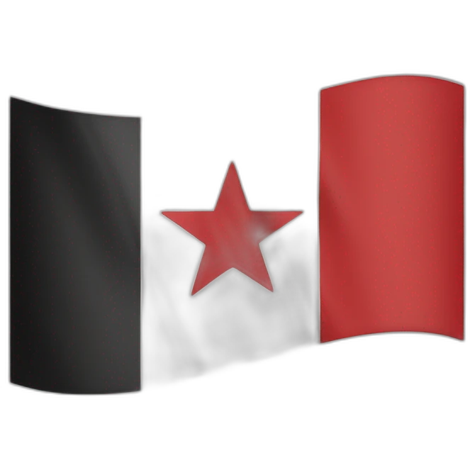 Syrien Flagge drei sterne emoji