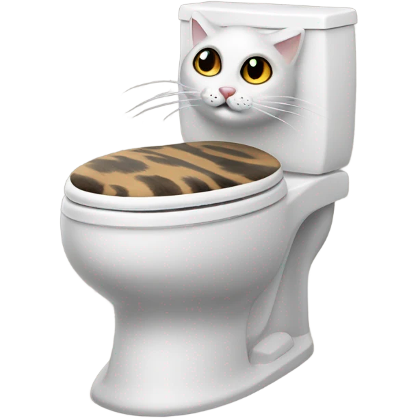 Skibidi toilet cat emoji