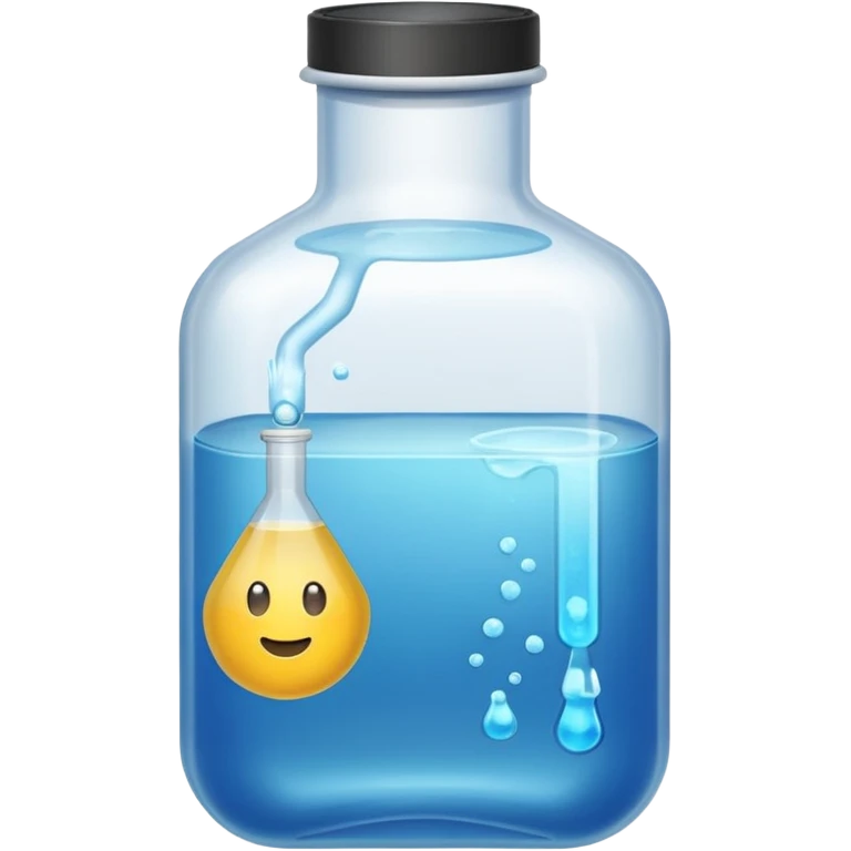 chemical in a plastic container emoji