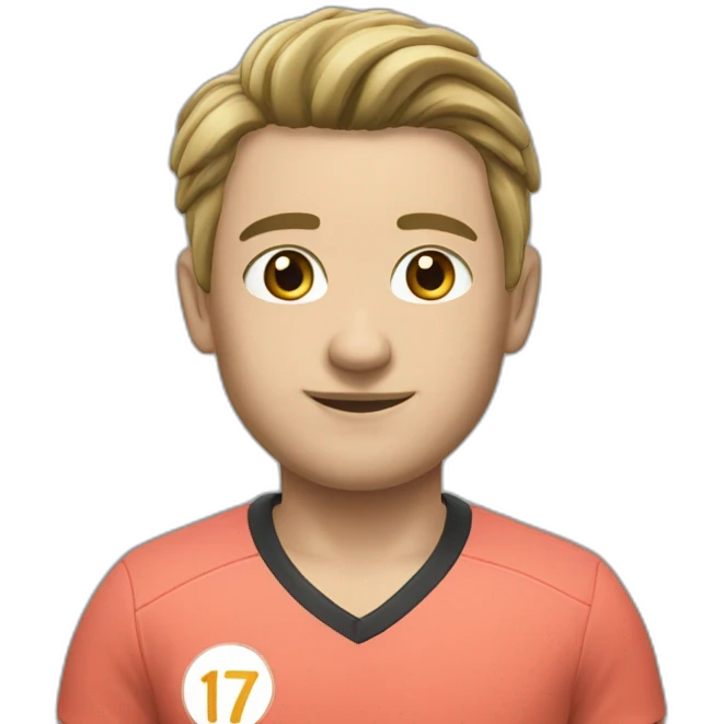 triko mit nummer 17 emoji