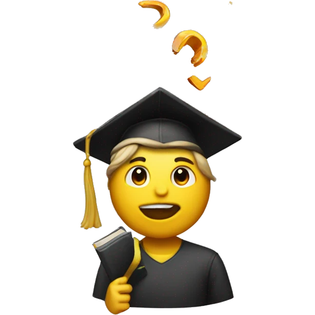 Self-destructing school emoji