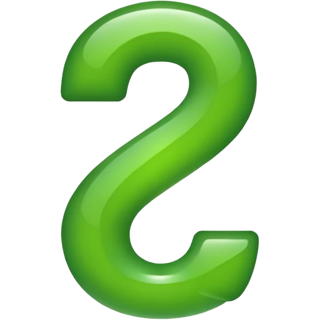 Green Number Two emoji