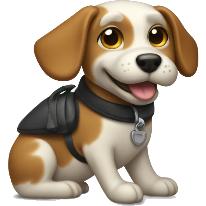 Scooter dog emoji