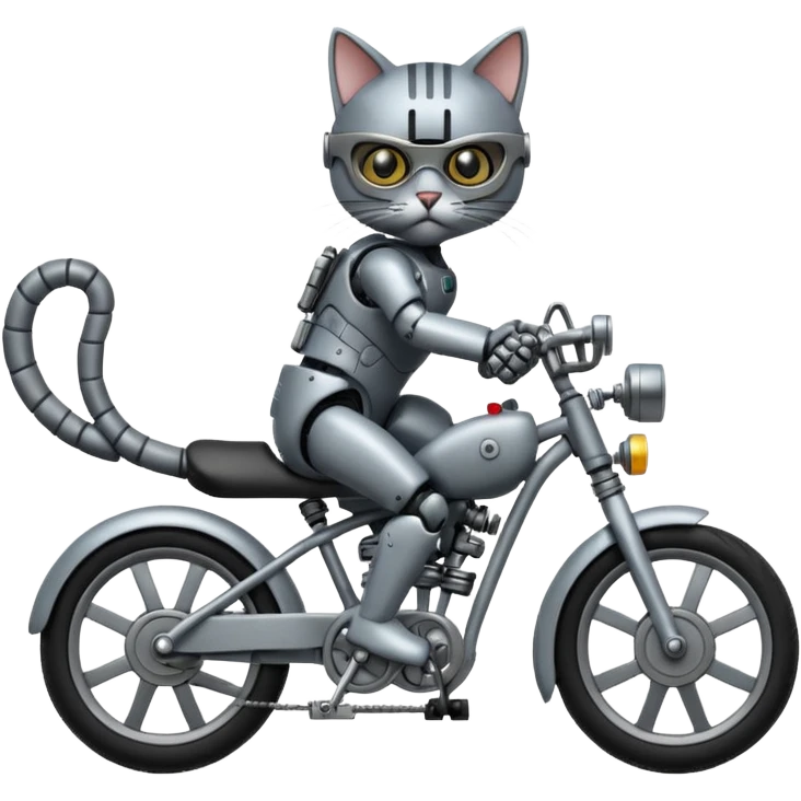 TERMINATOR CAT BIKE emoji