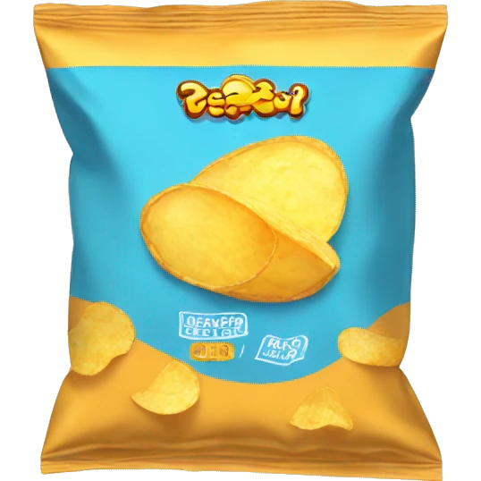 potato chips bag emoji
