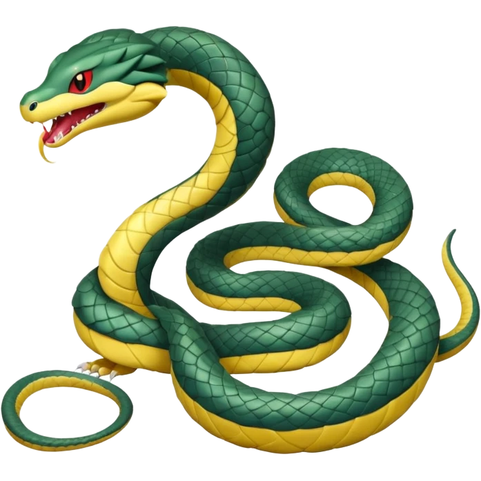 Seviper-Pokémon-Fakémon-hybrid-creature (full body)  emoji