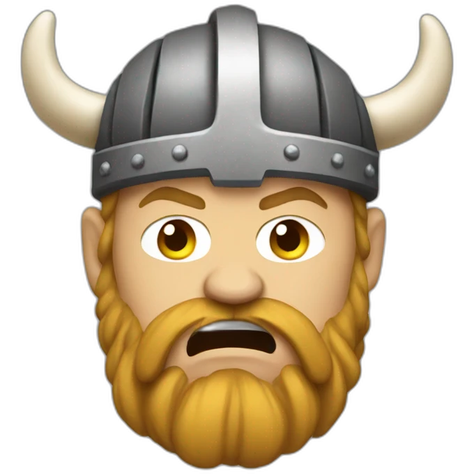 upset viking emoji