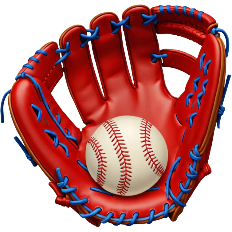 baseball glove (#00A3E0) and red (#F9423A) emoji