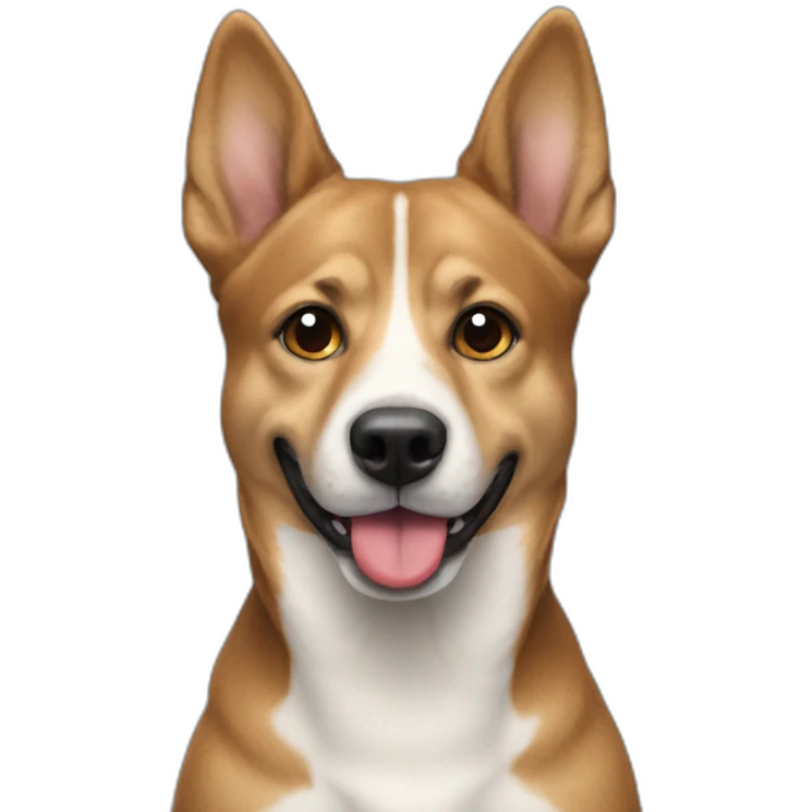 Un chien qui tire la langue  emoji
