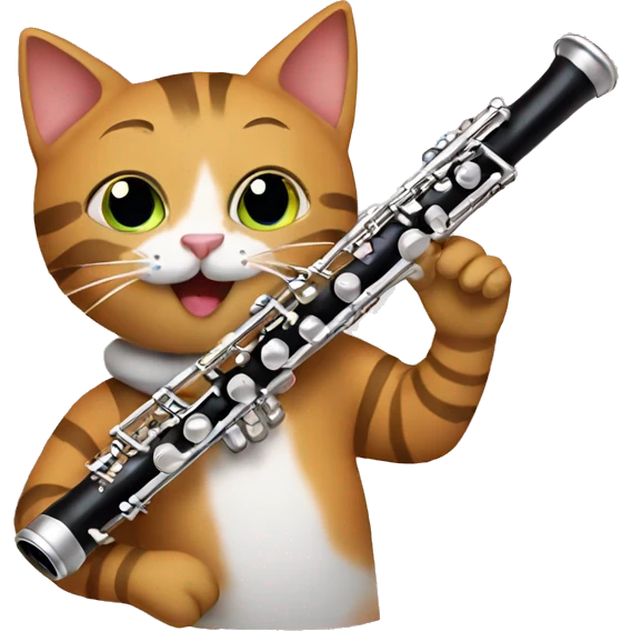 flute with a cat emoji