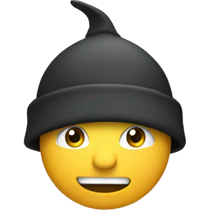 squalo con cappello a cilindro emoji