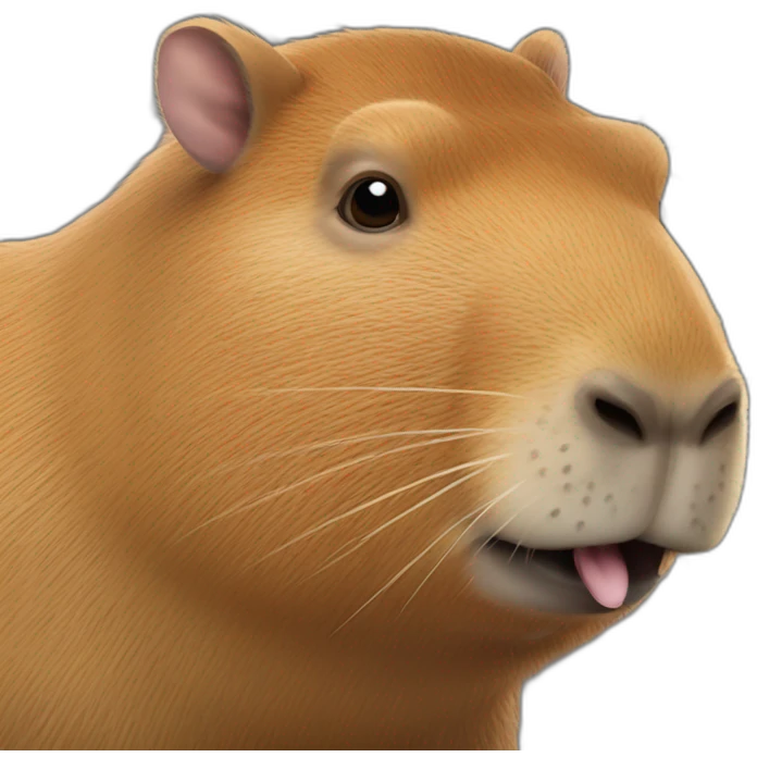 créer moi un animatronic capybara emoji