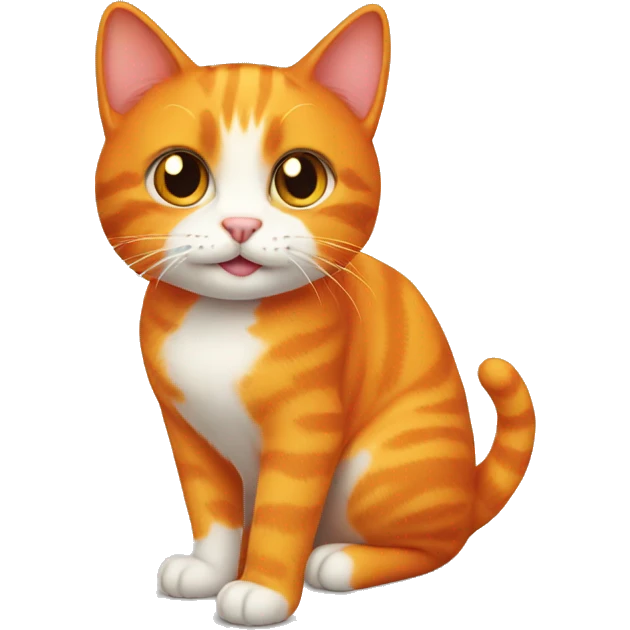 orange cat emoji