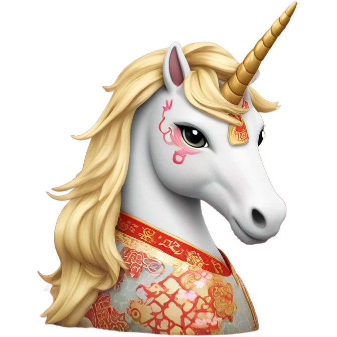 chinese new year unicorn emoji