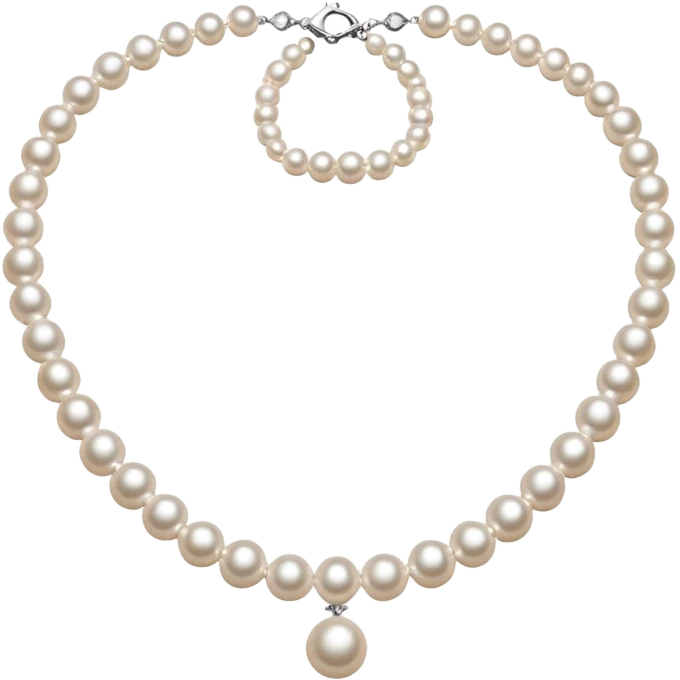 pearl necklace emoji