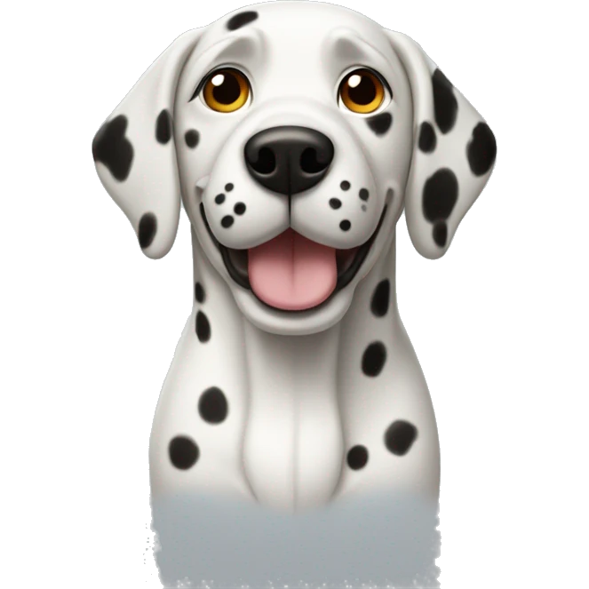 Dalmatain dog emoji