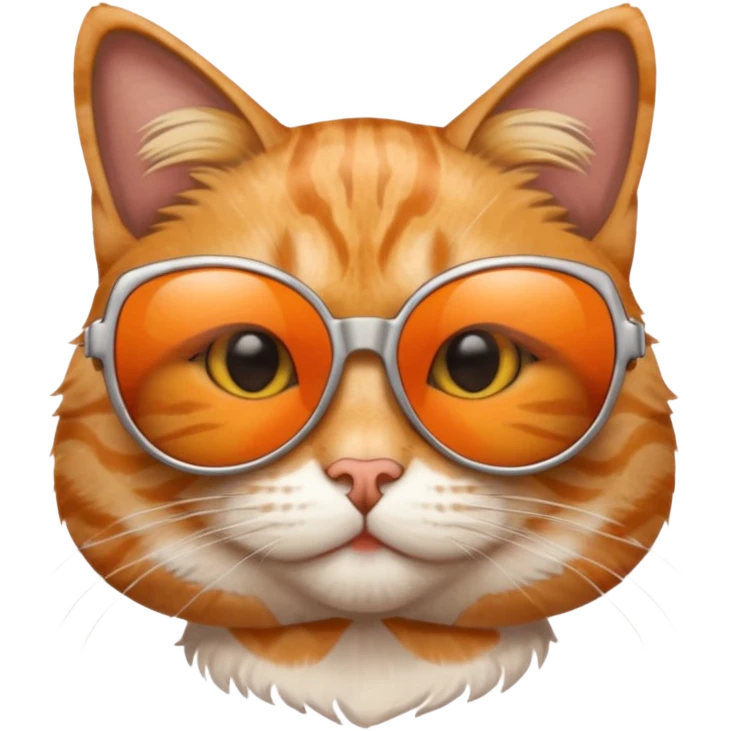 Cat wearing sunglasses emoji