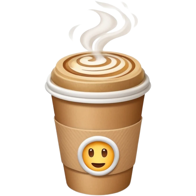 Takeaway coffee emoji