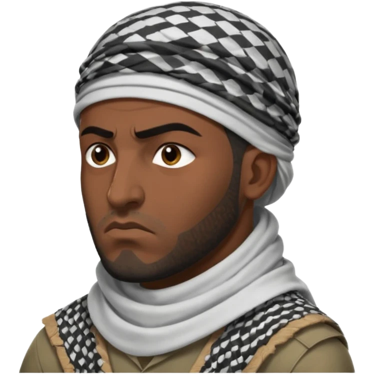 angry Iraqi, in profile emoji