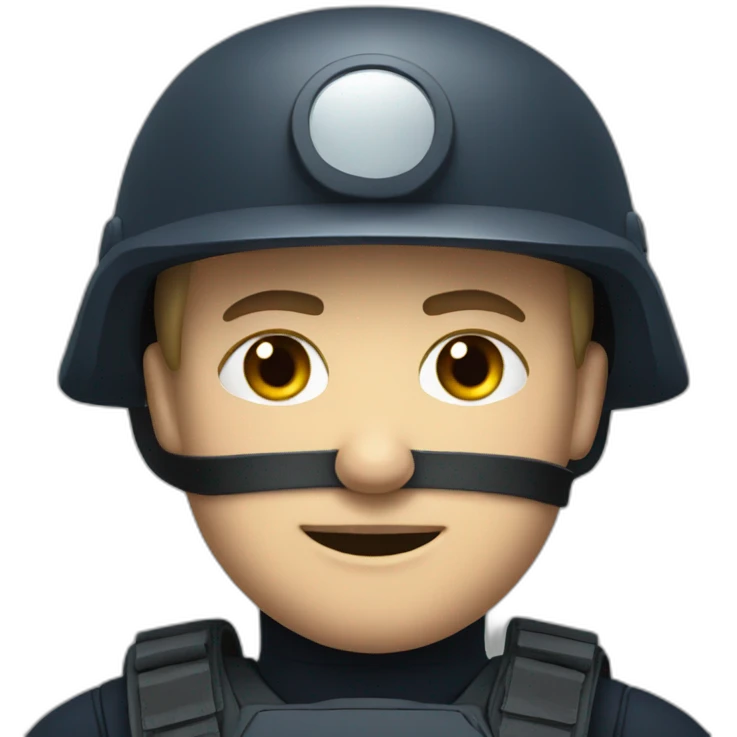 riot policeman emoji