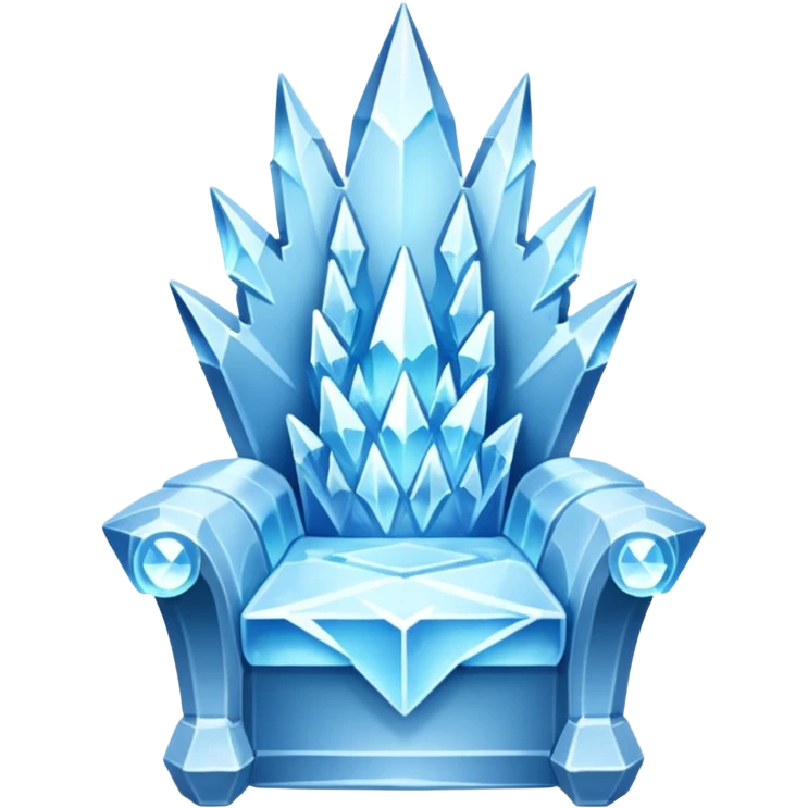 Crystal ice throne emoji