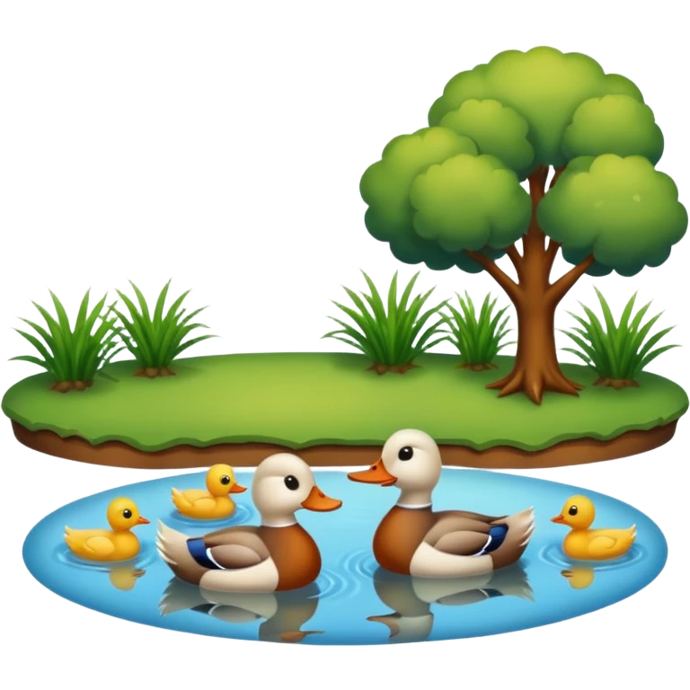 Duck pond emoji