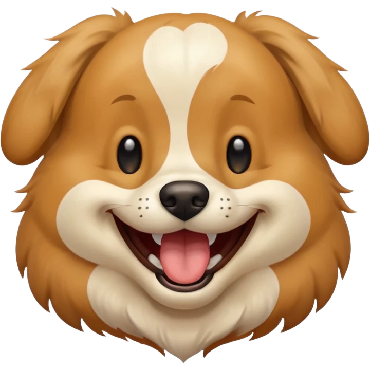 Dog laughing  emoji