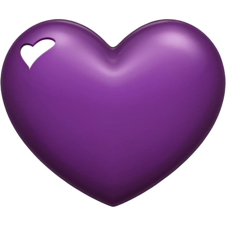 Dark reddish purple heart emoji