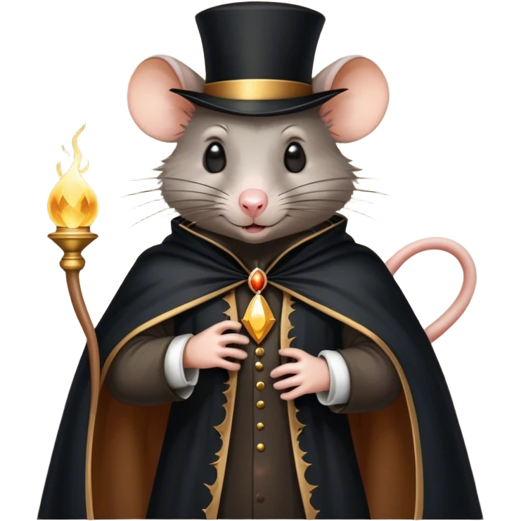 Rat magician  emoji