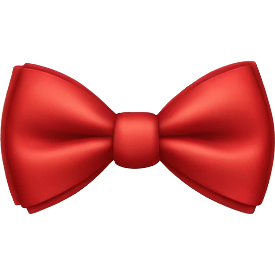 red bow tie emoji