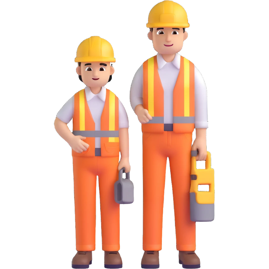 construction worker building himself emoji