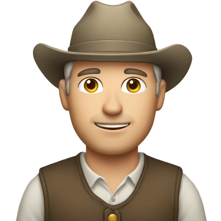 farming man in white skin emoji