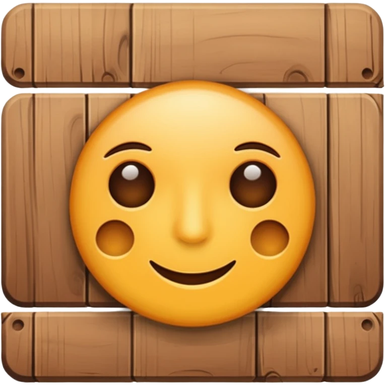 wooden plank ios emoji emoji