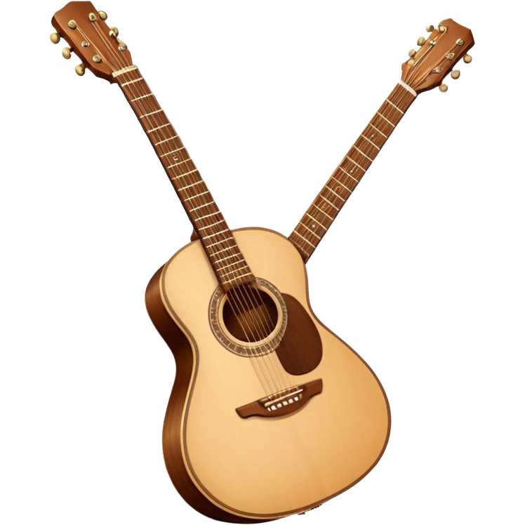 Acoustic guitar emoji