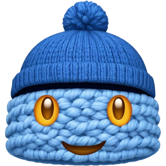 blue hat emoji