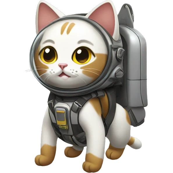 cat wearing a jetpack emoji