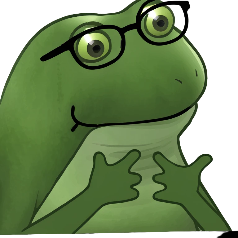 A calculating strategist emoji