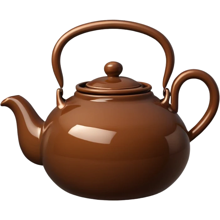 brown tea pot emoji