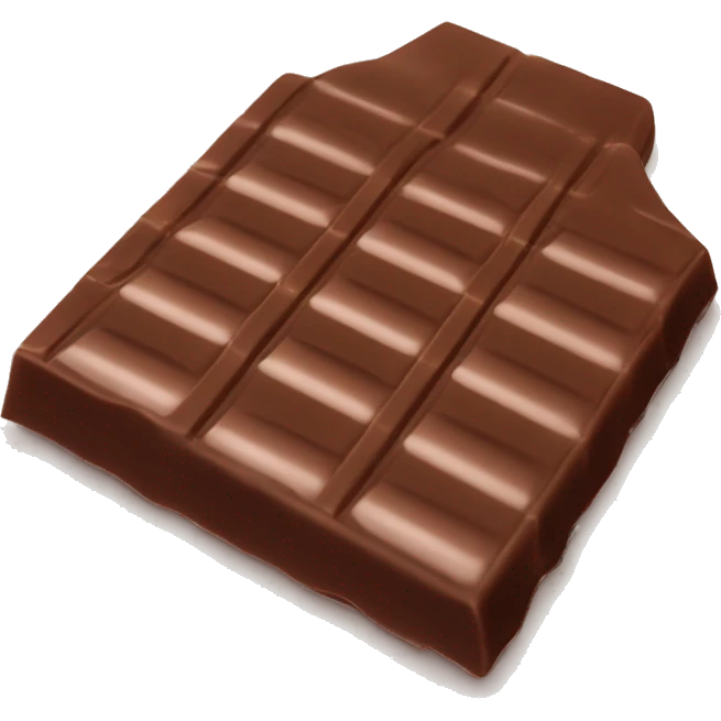 chocolate bar with wafer that red sachet that named " beng beng " emoji