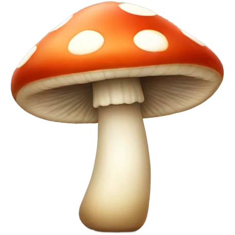 happy mushroom emoji